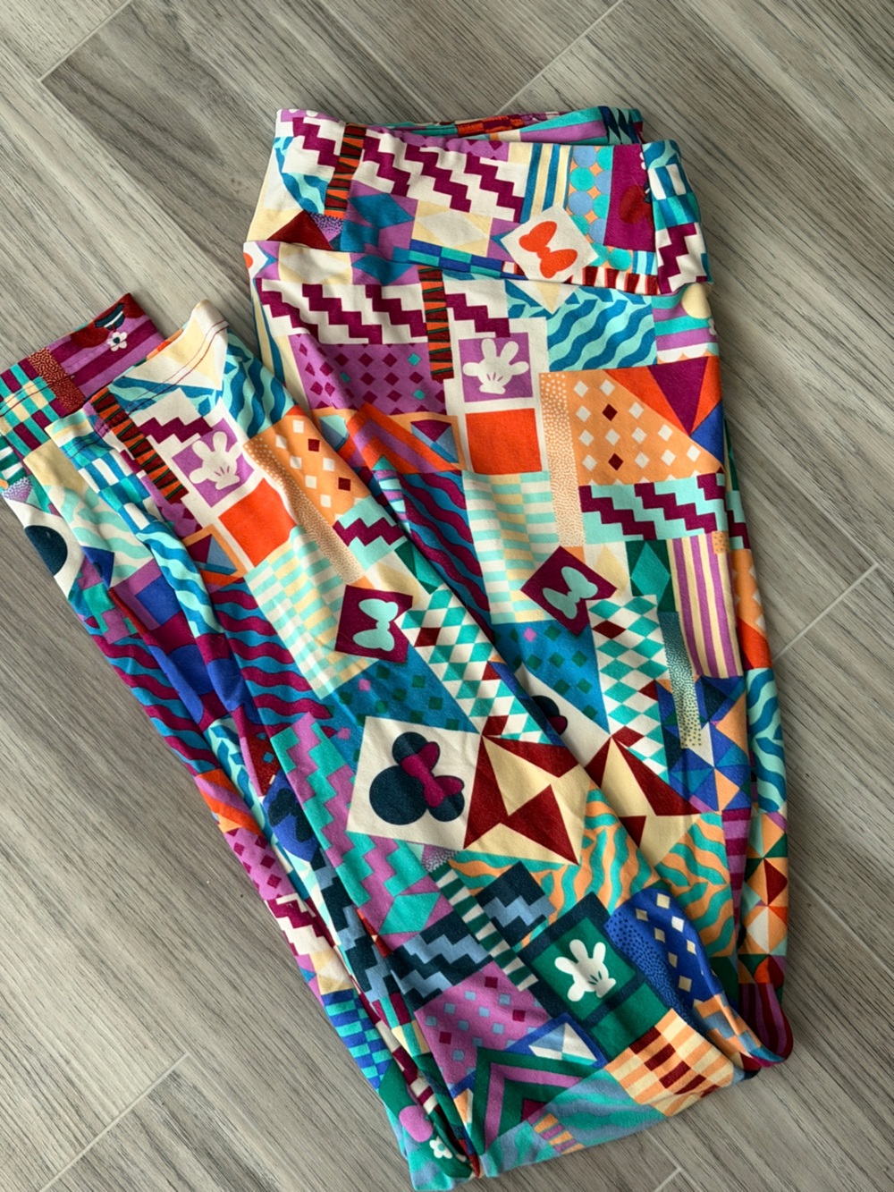 LulaRoe TC Leggings—Multi-Color Geometric Print Minnie